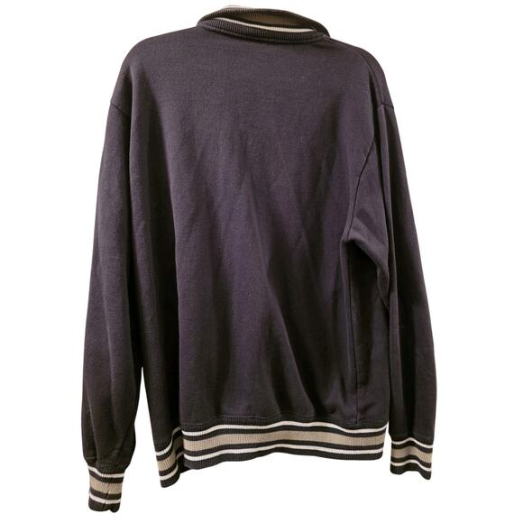 Vtg Majestic Mens Chicago White Sox Baseball Sweatshirt Jacket Full Zip Black M - Picture 2 of 10